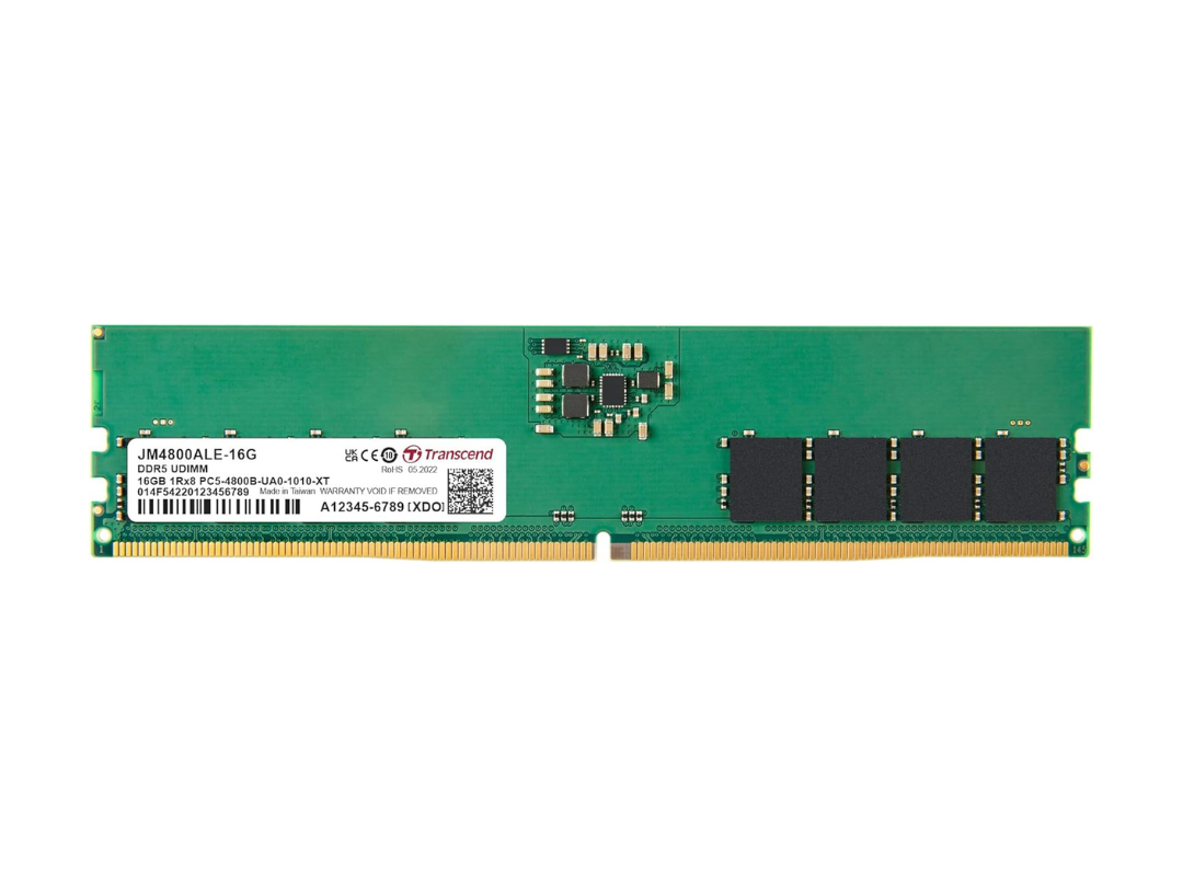 Buy Transcend 16GB DDR5 4800MHz Desktop RAM – in Qatar Buy Transcend 16GB DDR5 4800MHz Desktop RAM – in Qatar